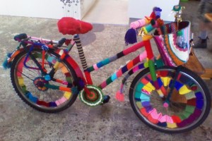 yarn_bomb_bike_Tauranga